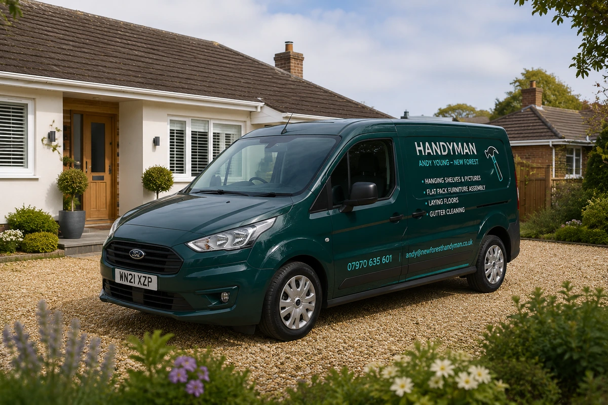 New Forest Handyman signwritten van